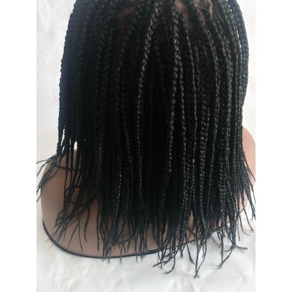 New Full Lace Braided Knotless Box braids color 280 Black + Gray - Picture 7 of 10